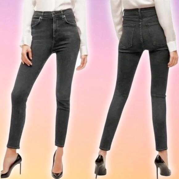 TALULA X AGOLDE Sky High Skinny Sz 26 Black - Picture 1 of 7